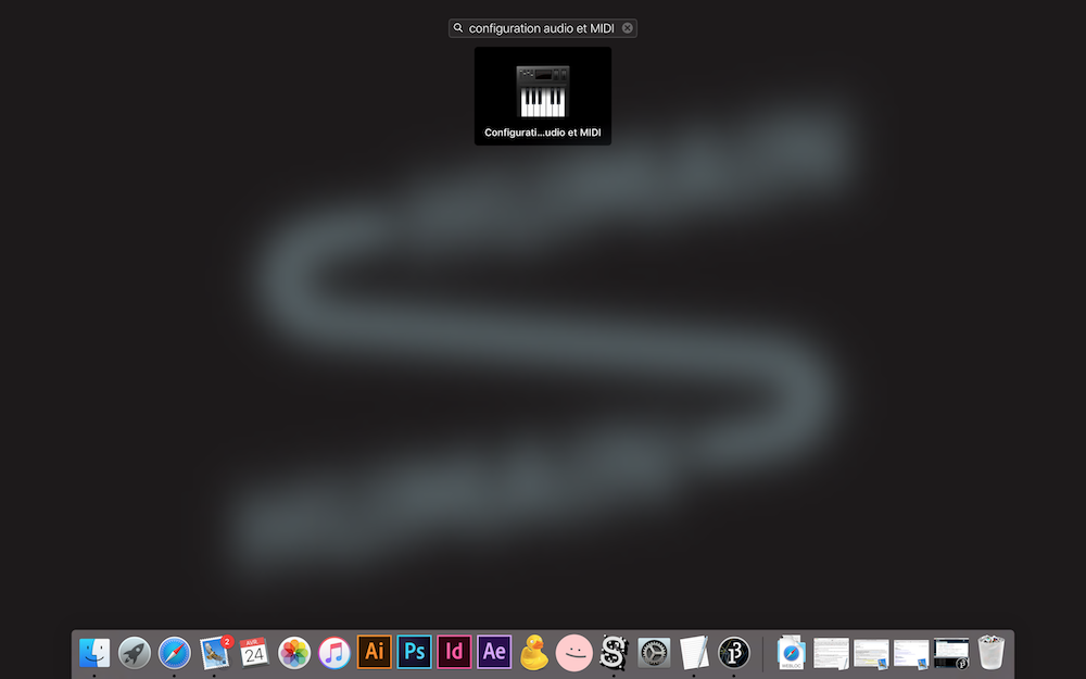 Configuration Audio et MIDI